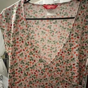 Vintage strawberry esprit dress